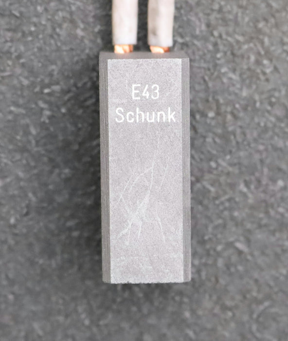 Bild des Artikels SCHUNK-Block-Kohlebürste-mit-zwei-Litzen-Typ-43-E43-16x25x40mm-(t-x-a-x-r)-