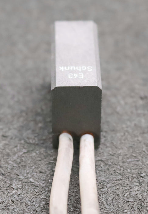 Bild des Artikels SCHUNK-Block-Kohlebürste-mit-zwei-Litzen-Typ-43-E43-16x25x40mm-(t-x-a-x-r)-