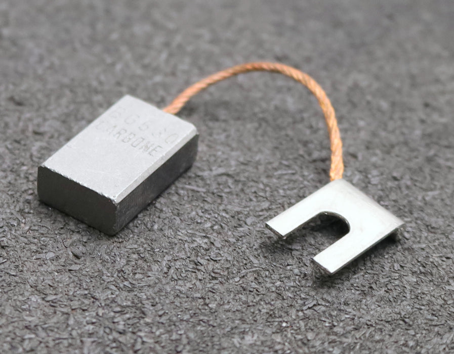 Bild des Artikels CARBONE-Block-Kohlebürste-eine-Litze-BG530-8x16x25mm-(t-x-a-x-r)-mit-Kabelschuh