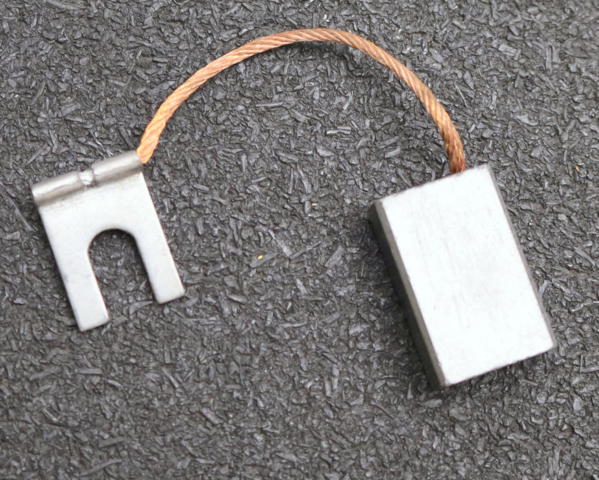 Bild des Artikels CARBONE-Block-Kohlebürste-eine-Litze-BG530-8x16x25mm-(t-x-a-x-r)-mit-Kabelschuh