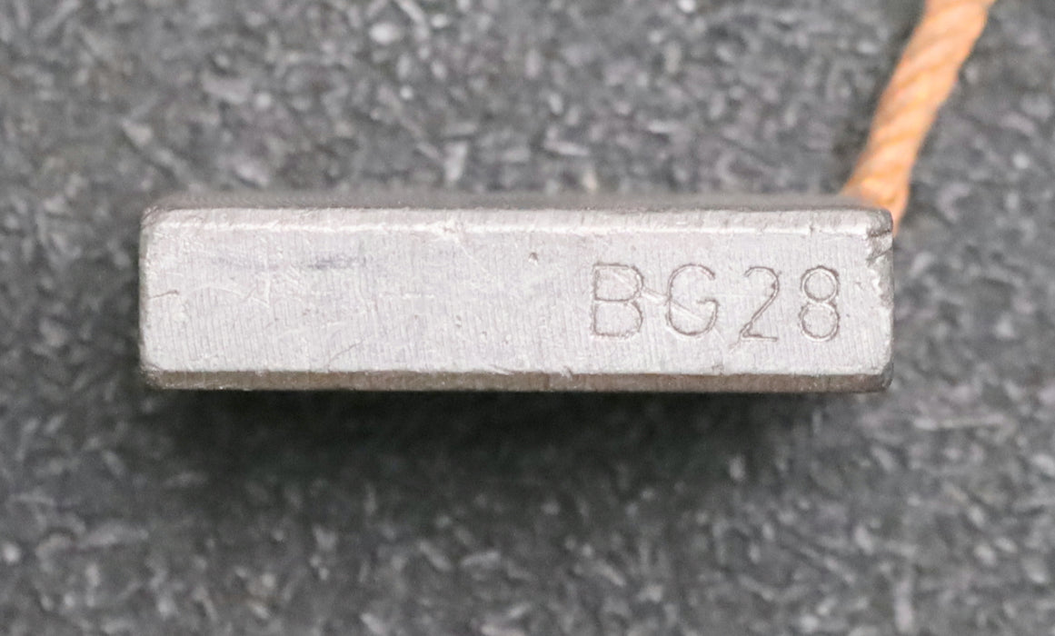 Bild des Artikels CARBONE-Block-Kohlebürste-mit-einer-Litze-BG28-10x25x40mm(t-x-a-x-r)-unbenutzt