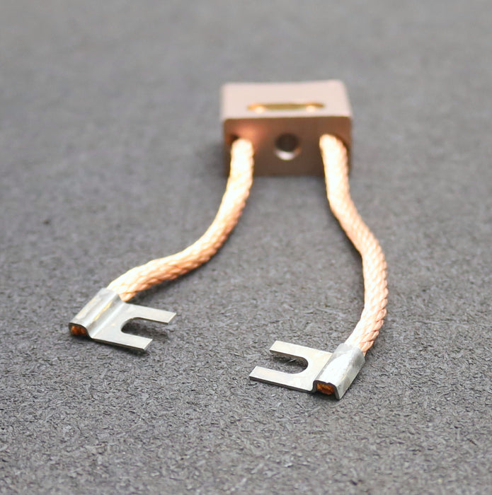 Bild des Artikels SCHUNK-Block-Kohlebürste-mit-zwei-Litzen-B14-40x20x32mm(t-x-a-x-r)-+-Kabelschuh