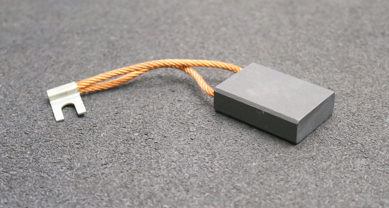 Bild des Artikels SCHUNK-Block-Kohlebürste-mit-zwei-Litzen-E49-12,5x32x45mm-(t-x-a-x-r)-unbenutzt
