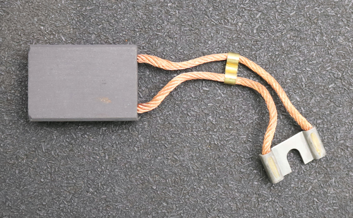 Bild des Artikels SCHUNK-Block-Kohlebürste-mit-zwei-Litzen-E49-12,5x32x45mm-(t-x-a-x-r)-β-100°