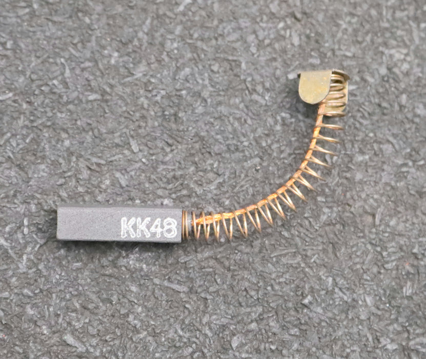 Bild des Artikels 4x-Kleinkohlebürste-KK48-6x5x19mm-(t-x-a-x-r)-mit-Kabel,-Feder-und-Bügel