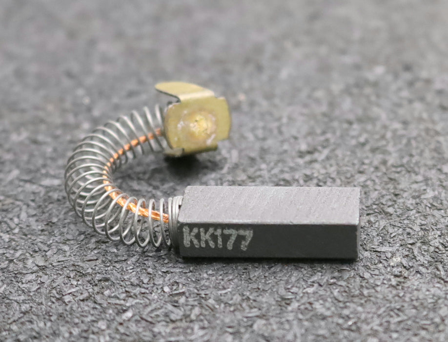 Bild des Artikels 4x-Kleinkohlebürste-KK177-6x9x25mm-(t-x-a-x-r)-mit-Kabel,-Feder-und-Bügel