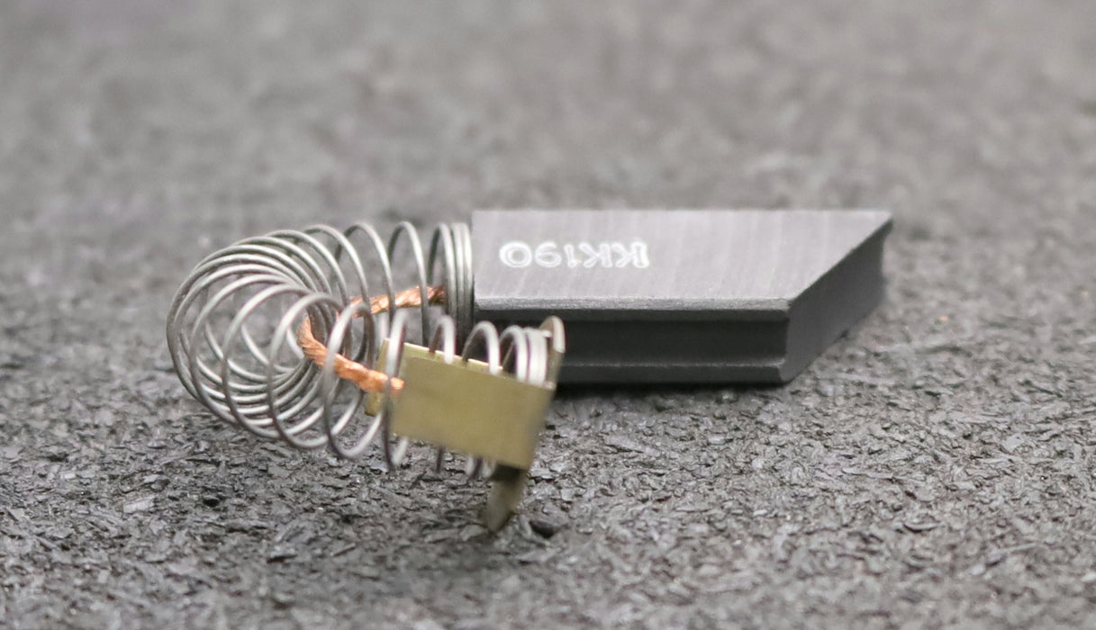 Bild des Artikels 7x-Kleinkohlebürste-KK190-6,3x12,5x28/20mm(t-x-a-x-r)-mit-Kabel,-Feder-und-Bügel