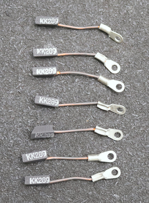Bild des Artikels 7x-Kleinkohlebürste-KK289-5x4,5x12,3/9mm-(t-x-a-x-r)-mit-Kabelschuh-unbenutzt