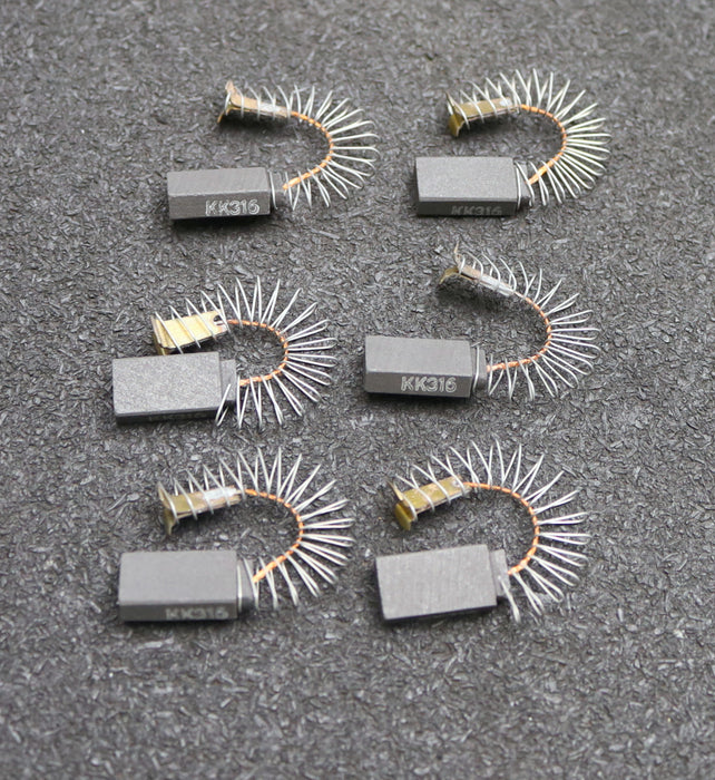 Bild des Artikels 6x-Kleinkohlebürste-KK316-10x5x20mm-(t-x-a-x-r)-mit-Kabel,-Feder-und-V-Bügel