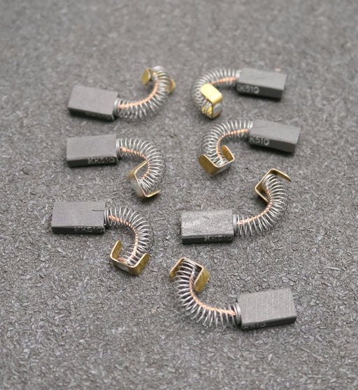Bild des Artikels 7x-Kleinkohlebürste-KK510-10x5x18mm-(t-x-a-x-r)-mit-Kabel,-Feder-und-Bügel