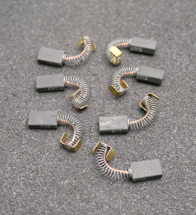 Bild des Artikels 7x-Kleinkohlebürste-KK510-10x5x18mm-(t-x-a-x-r)-mit-Kabel,-Feder-und-Bügel