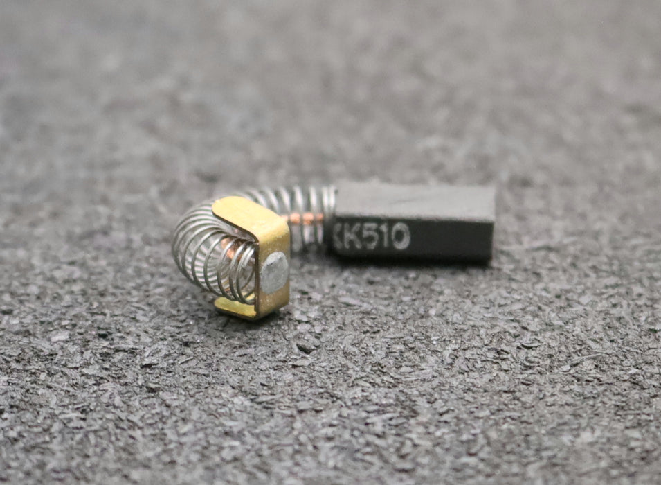 Bild des Artikels 7x-Kleinkohlebürste-KK510-10x5x18mm-(t-x-a-x-r)-mit-Kabel,-Feder-und-Bügel