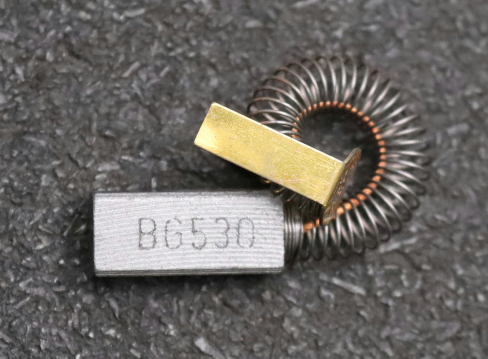Bild des Artikels 4x-Kleinkohlebürste-BG530-6x9x22mm-(t-x-a-x-r)-mit-Kabel,-Feder-und-Bügel