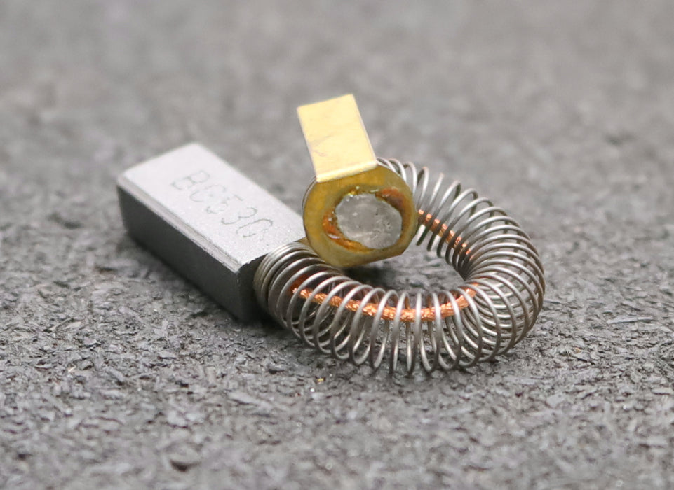 Bild des Artikels 4x-Kleinkohlebürste-BG530-6x9x22mm-(t-x-a-x-r)-mit-Kabel,-Feder-und-Bügel