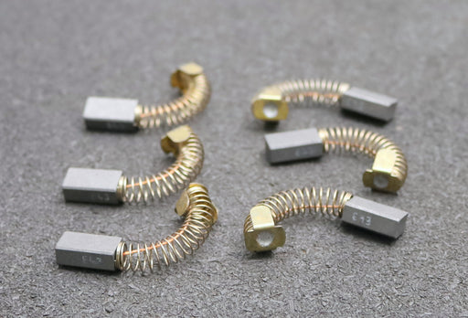 Bild des Artikels 6x-Kleinkohlebürste-E43-9x6x17,5mm-(t-x-a-x-r)-mit-Kabel,-Feder-und-Bügel