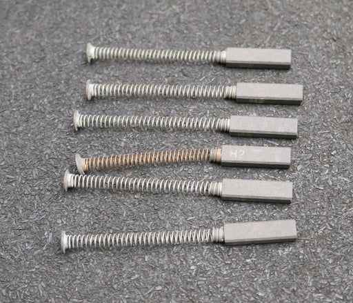 Bild des Artikels 6x-Kleinkohlebürste-H2-4x6x25mm-(t-x-a-x-r)-ohne-Kabel-mit-Feder-und-Teller