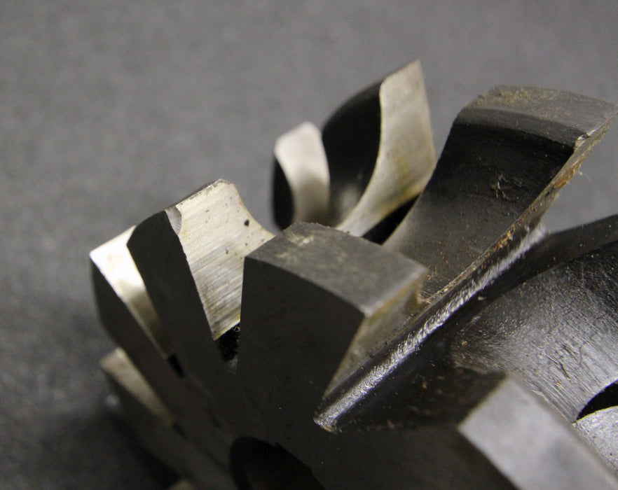 Halbrund-Formfräser konkav Radiusfräser Radius 18mm - 125x62x32mm 10 Spannuten