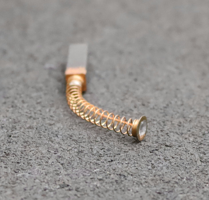 Bild des Artikels 4x-Kleinkohlebürste-6x6x25mm-(t-x-a-x-r)-mit-Kabel-Feder-Teller-Kabellänge-30mm