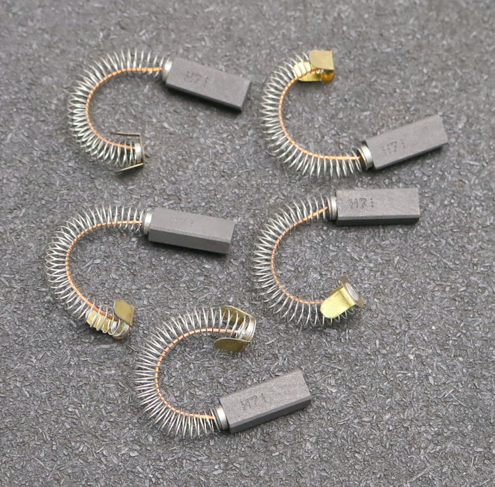 Bild des Artikels 5x-Kleinkohlebürste-H71-6x9x22,5mm-(t-x-a-x-r)-mit-Kabel,-Feder-und-Bügel
