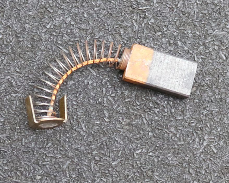 Bild des Artikels 6x-Kleinkohlebürste-6x11x22,5mm-(t-x-a-x-r)-mit-Kabel,-Feder-und-Bügel-unbenutzt