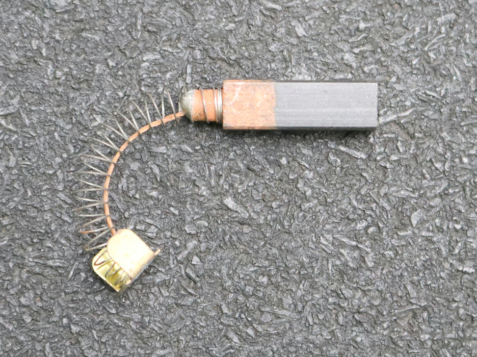Bild des Artikels 4x-Kleinkohlebürste-5x6,5x25mm(t-x-a-x-r)-+Kabel+Feder+Teller-Kabellänge-28mm