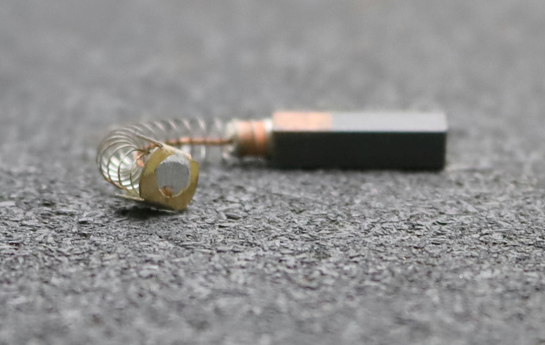 Bild des Artikels 4x-Kleinkohlebürste-5x6,5x25mm(t-x-a-x-r)-+Kabel+Feder+Teller-Kabellänge-28mm