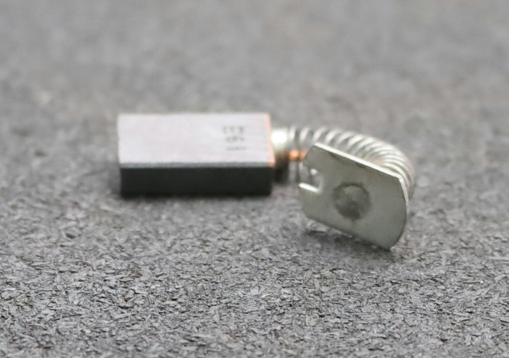 Bild des Artikels 4x-Kleinkohlebürste-E61-14x6x23mm(t-x-a-x-r)-+Kabel+Feder+Bügel-unbenutzt