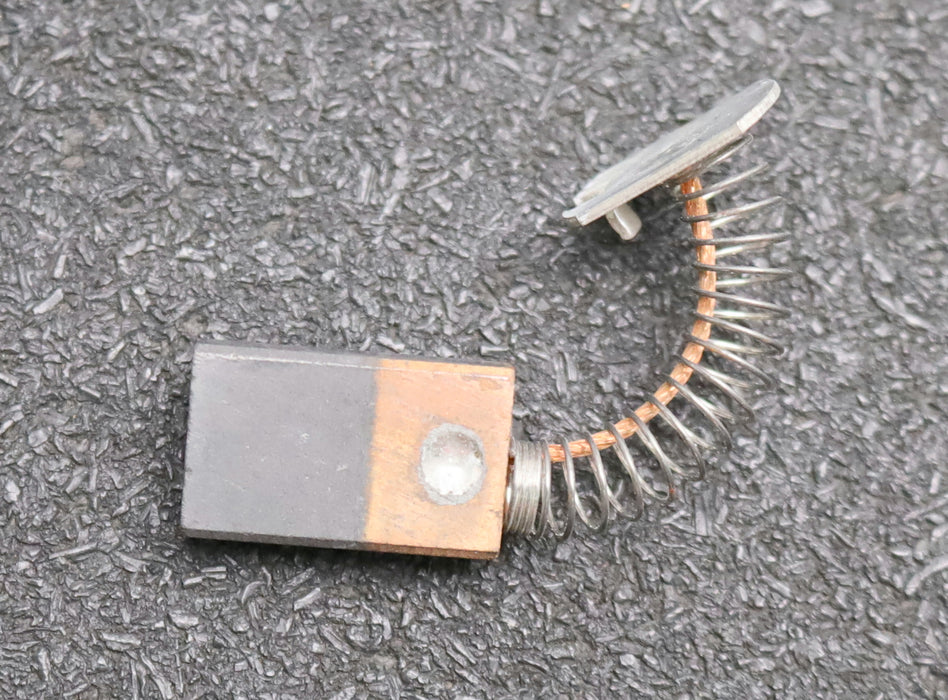 Bild des Artikels 4x-Kleinkohlebürste-E61-14x6x23mm(t-x-a-x-r)-+Kabel+Feder+Bügel-unbenutzt