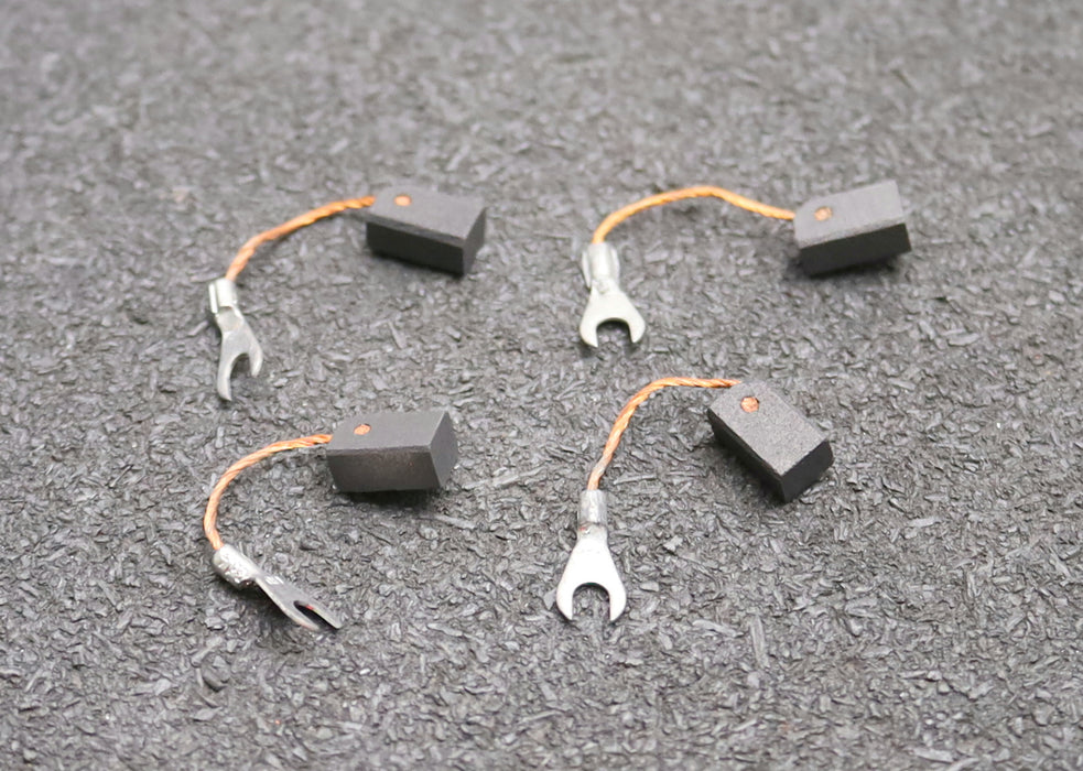 Bild des Artikels 4x-Kleinkohlebürste-5x6x10,3mm(t-x-a-x-r)-mit-Kabelschuh-Kabellänge-25mm