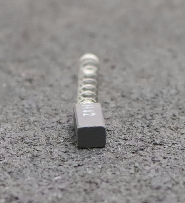 Bild des Artikels 6x-Kleinkohlebürste-H42-4,3x5,3x15mm(t-x-a-x-r)-ohne-Kabel-mit-Feder-unbenutzt