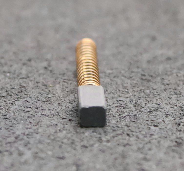 Bild des Artikels 4x-Kleinkohlebürste-4,4x5,4x15,4mm(t-x-a-x-r)-ohne-Kabel-mit-Feder-unbenutzt