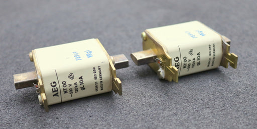 Bild des Artikels AEG-2x-NH-Sicherungseinsatz-fuse-link-10A-500VAC-NT00-Betriebsklasse-gL-120kA