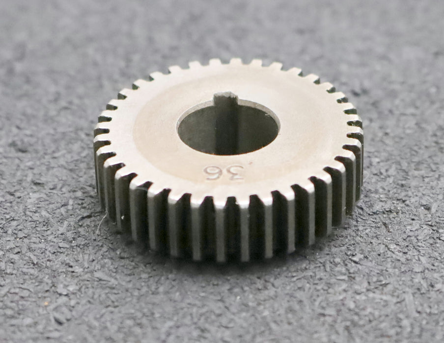 Bild des Artikels Stahl-Wechselrad-exchange-wheel-Modul-m=1,0mm-Z=36-Breite-12mm-Bohrungs-Ø=-14mm