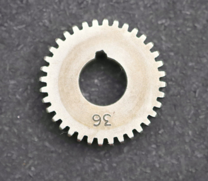 Bild des Artikels Stahl-Wechselrad-exchange-wheel-Modul-m=1,0mm-Z=36-Breite-12mm-Bohrungs-Ø=-14mm