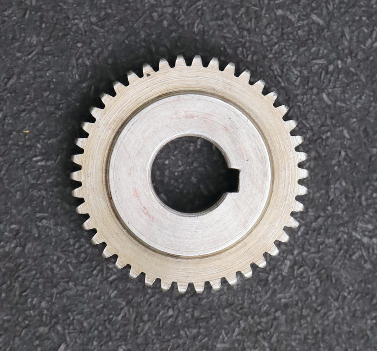 Bild des Artikels Stahl-Wechselrad-exchange-wheel-Modul-m=1,0mm-Z=42-Breite-12mm-Bohrungs-Ø=-14mm