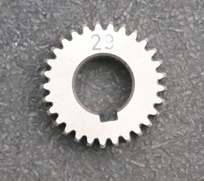 Bild des Artikels Stahl-Wechselrad-exchange-wheel-Modul-m=1,0mm-Z=29-Breite-12mm-Bohrungs-Ø=-14mm