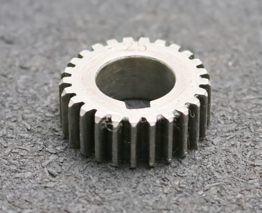 Bild des Artikels Stahl-Wechselrad-exchange-wheel-Modul-m=1,0mm-Z=25-Breite-10mm-Bohrungs-Ø=-14mm