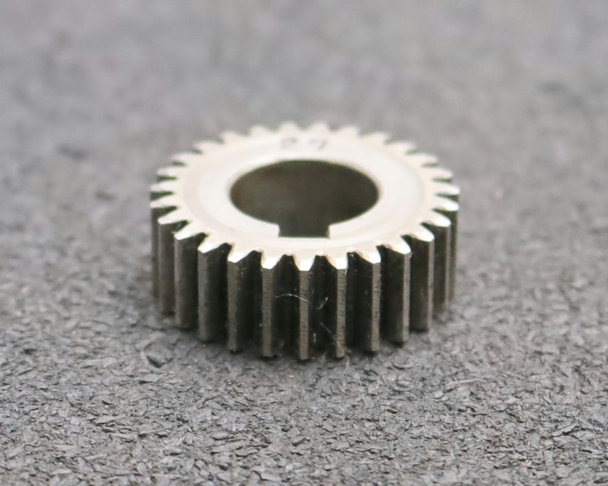 Bild des Artikels Stahl-Wechselrad-exchange-wheel-Modul-m=1,0mm-Z=27-Breite-10mm-Bohrungs-Ø=-14mm