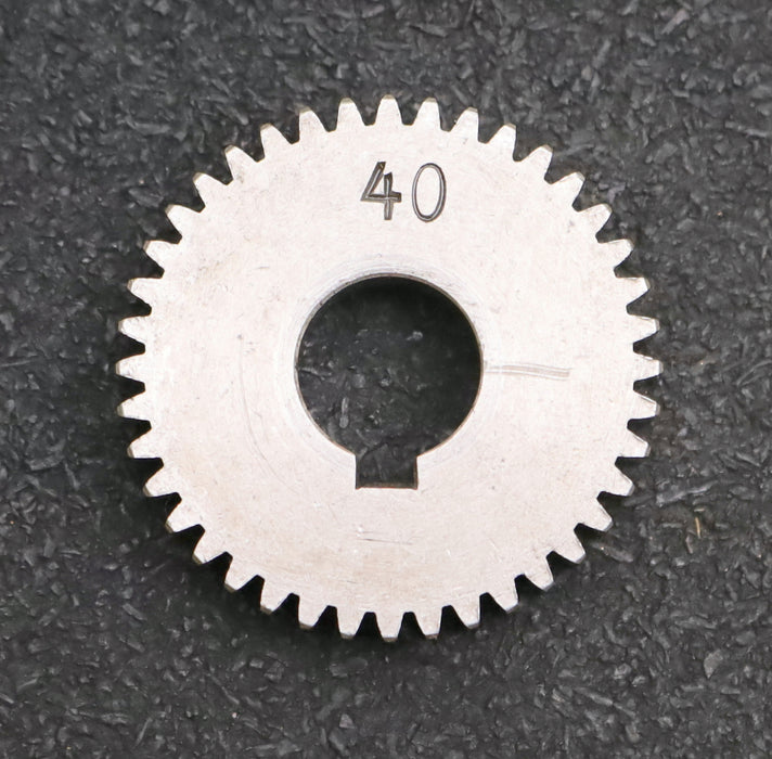Bild des Artikels Stahl-Wechselrad-exchange-wheel-Modul-m=1,0mm-Z=40-Breite-10mm-Bohrungs-Ø=-14mm