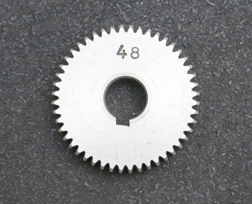Bild des Artikels Stahl-Wechselrad-exchange-wheel-Modul-m=1,0mm-Z=48-Breite-10mm-Bohrungs-Ø=-14mm
