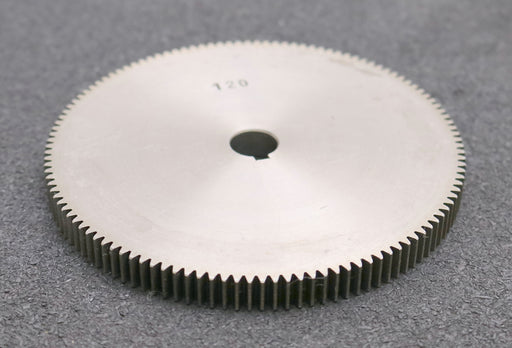 Bild des Artikels Stahl-Wechselrad-exchange-wheel-Modul-m=1,0mm-Z=120-Breite-10mm-Bohrungs-Ø=-14mm