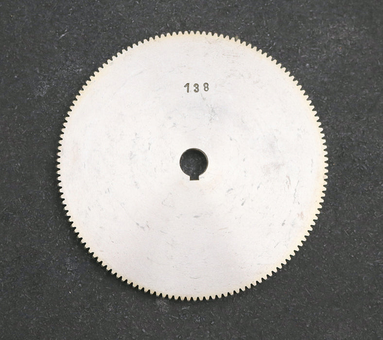 Bild des Artikels Stahl-Wechselrad-exchange-wheel-Modul-m=1,0mm-Z=138-Breite-10mm-Bohrungs-Ø=-14mm