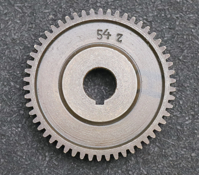 Bild des Artikels Stahl-Wechselrad-exchange-wheel-Modul-m=1,0mm-Z=54-Breite-12mm-Bohrungs-Ø=-12mm