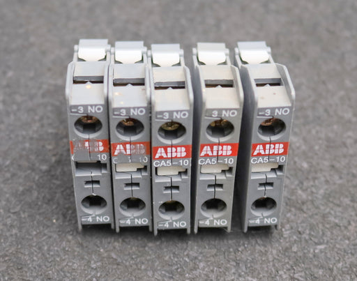 Bild des Artikels ABB-5x-Hilfsschalter-CA5-10-Ui=690VAC-Ith-16A-gebraucht