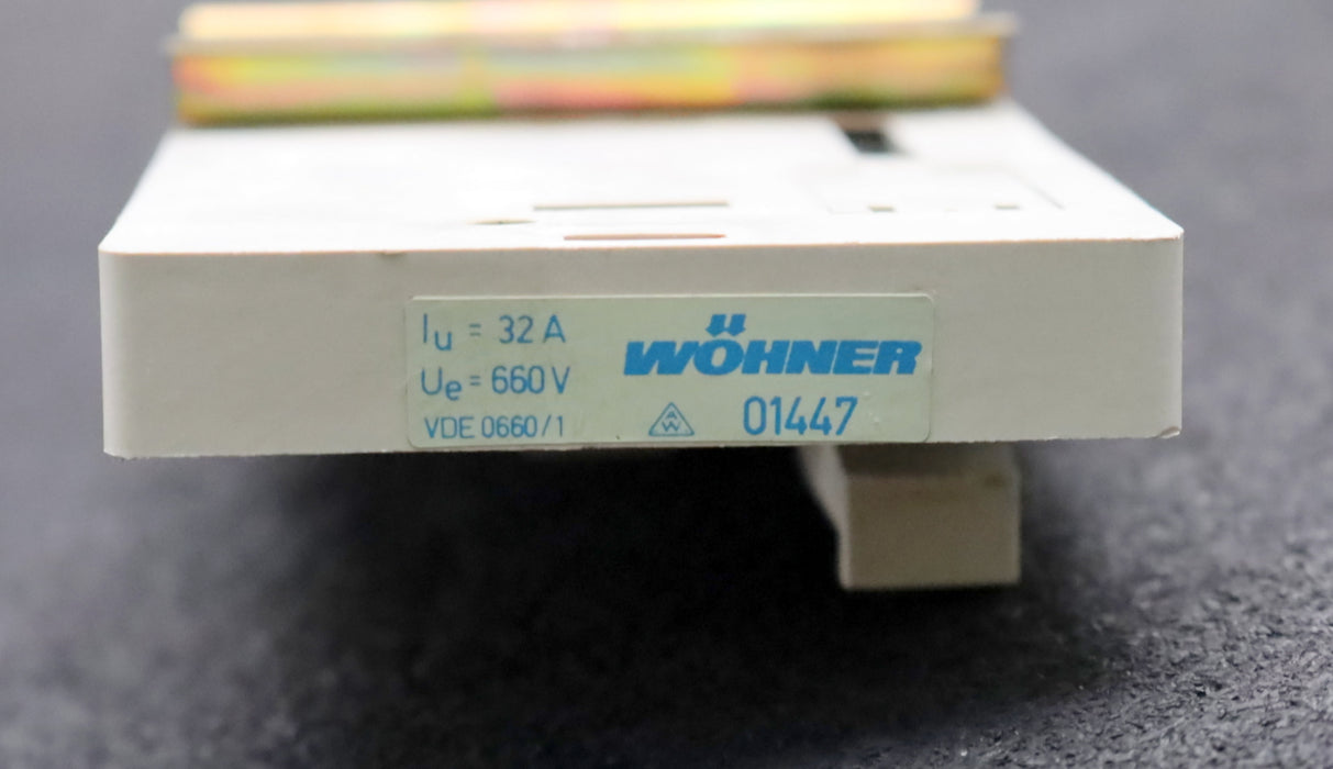 Bild des Artikels WOEHNER-10x-Sammelschienenadapter-01447-32A-660V-gebraucht