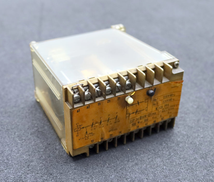 Bild des Artikels SCHLEICHER-Kipprelais-K-626-094-SSP-34-500W-380VAC-6A-Re1-/-Re2-=-220V-60Hz