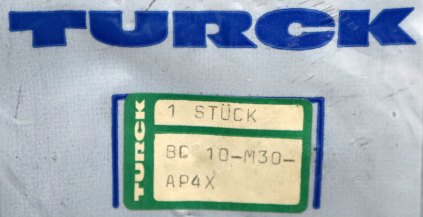 Bild des Artikels TURCK-Näherungsschalter-BC10-M30-AP4-Gewinde-M30x1,5-Betriebsspannung:-10-65VDC