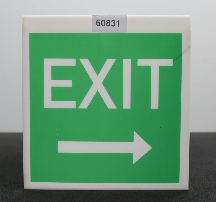 Bild des Artikels EXIT-Fluchtwegblende-Würfelförmig-als-Deckenabhängung-Abmessungen-240x240x254mm