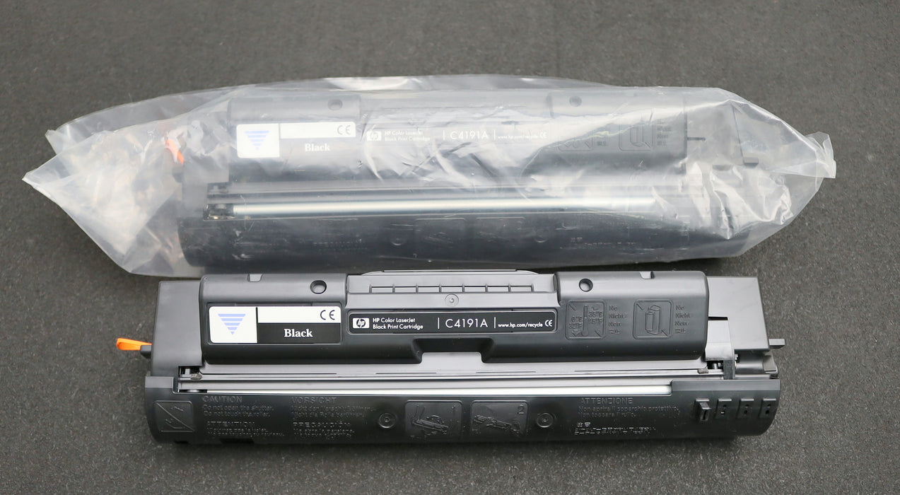 Bild des Artikels HP-2x-Color-LaserJet-Black-Print-Cartridge-C4191-A-eingeschweißt-unbenutzt