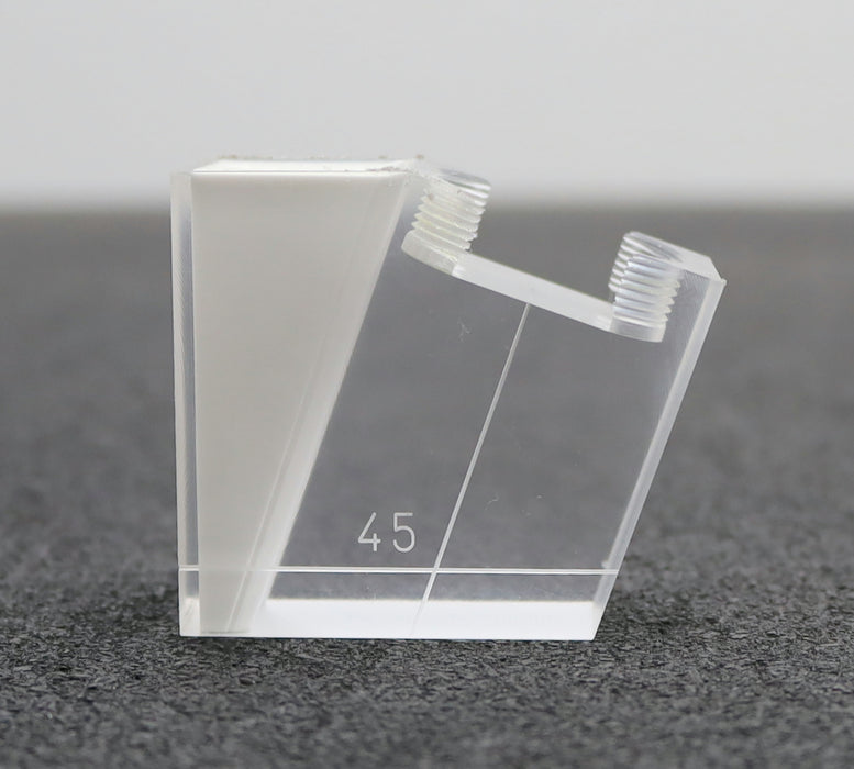 Bild des Artikels GE-KRAUTKRAMER-Auswechselbarer-Keil-f.-Ultraschall-Prüfkopf-WRYK-45-Nr.54885-45°